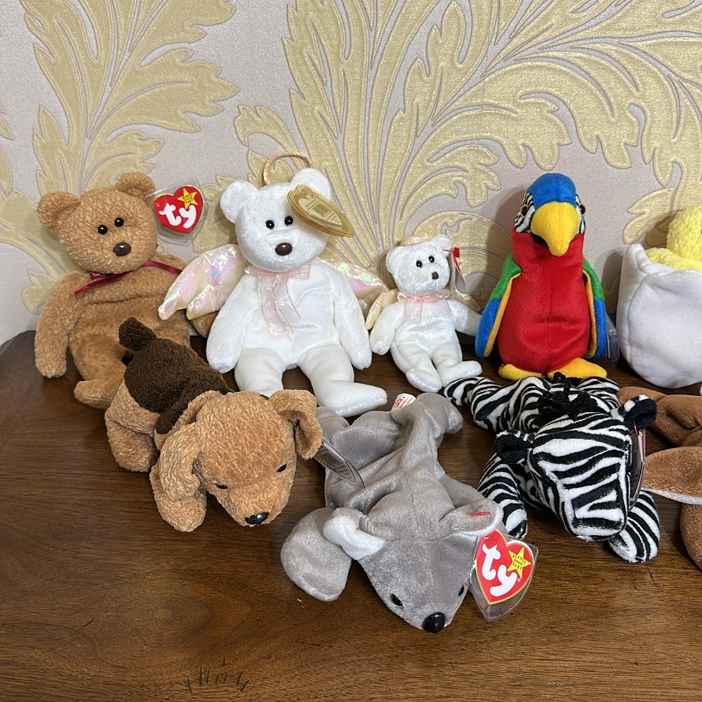 TY lot of Colorful TY Beanie Babies Animal Collection - Picture 2 of 3